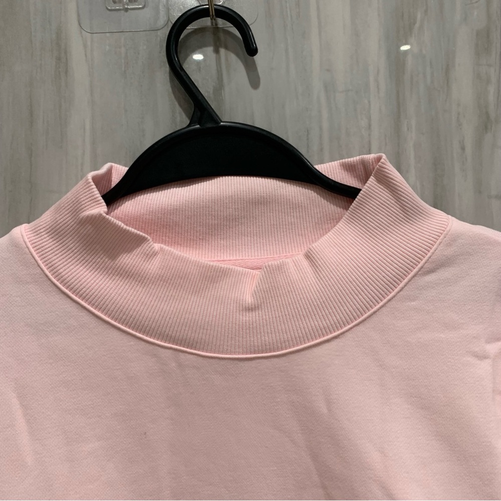 Parke Pink Cowl-Neck Sweatshirt - Picture 3 of 6
